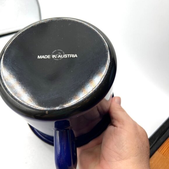 Kristaal Austria Enamelware Blue Measuring Cup - Picture 9 of 10